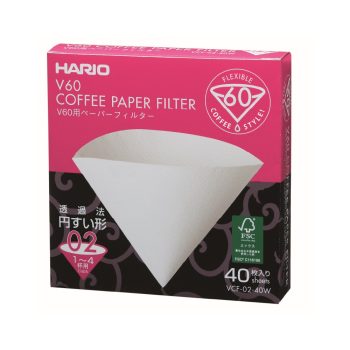 Hario V60 filterpapier maat 02 (40 stuks)