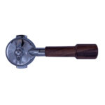 E61 Filterdrager 2-kops Korte Uitloop - Klassiek Walnoot