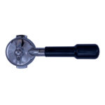 E61 Filterdrager 2-kops Korte Uitloop - Klassiek Zwart