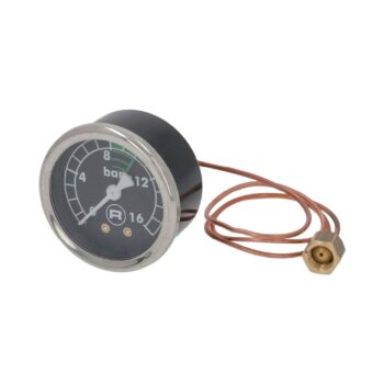 Rocket Manometer Pompdruk Zwart voor Mozzafiato en Giotto